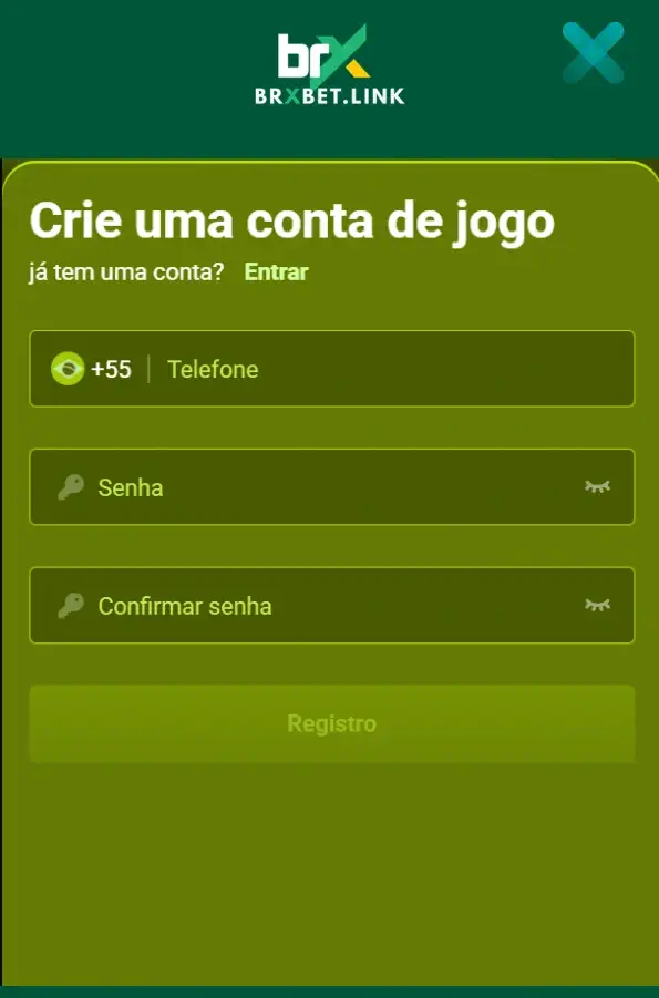 registro e login
